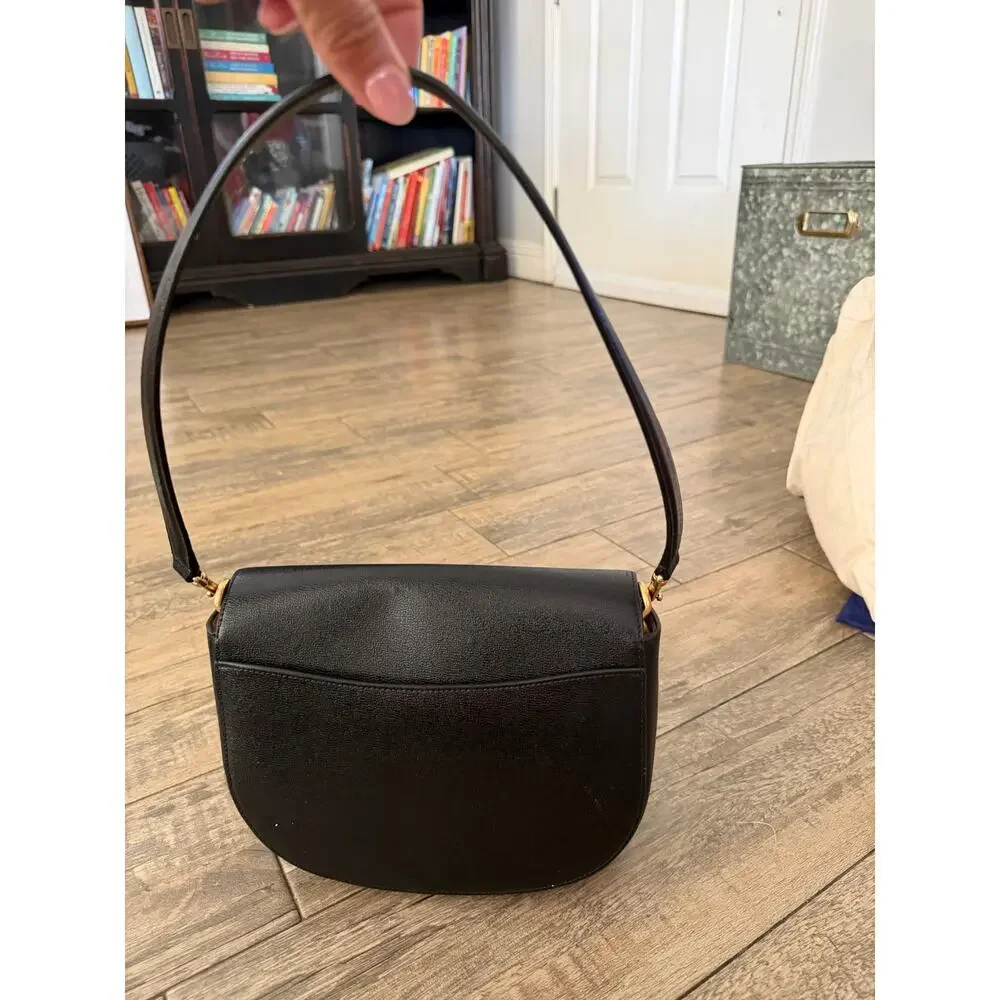 Kate Spade Saddle Bag Katy Convertible Leather Black
